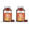 The Body Reserve """ Vitamin D3 K2 Mk7-120 Veg Tablets, 100% Rda Plant-Based Vitamin D3 Supplement From Lichen Source With Vitamin K2 As Mk7 Menaquinone, Pack Of 2"""