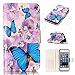 Produktbild Hozor Apple iPod touch 5 / touch 6 4.0 zoll Hülle Gemalte Erleichterung Drucken Design PU Ledercase Tasche Schutzhülle Anti-scratch Magnetverschluss Telefon-Kasten Handyhülle Bookstyle Handycover - Schmetterling