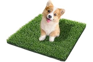 SSRIVER Lettiera per cani, 50 x 60 cm, per la casa e la toilette per cani, il balcone, l'addestramento, il prato di ricambio con erba artificiale per esterni, ideale per appartamenti e balconi