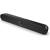 Majority Atlas Mini Bluetooth PC Soundbar, Portable & USB Rechargeable, Perfect for Gaming, Laptop Speakers, for Connecting t