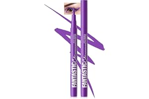 LYSDEFEU Eyeliner Liquide Mat Waterproof, Crayon Eyeliner Coloré, Tient Plus De 24 Heures, Pigmenté, Longue Tenue, Sans Bavures, Ultra-Pigmenté, Sèche Rapidement, Crée Des Lignes Définies, Vegan - 07 Violet