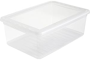 keeeper Boîte de Rangement avec Système Air Control, 39 x 26,5 x 14 cm, 11 l, Bea, Transparent