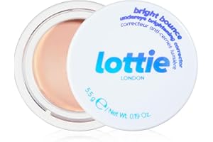 Lottie London Bright Bounce in Light, Undereye Brightening Corrector, Cream-based Skin-perfecting Concealer, Reduces the Appearance of Dark Circles