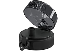 720°DGREE Couverture de sport de remplacement | Taille L convient pour: 650ml, 1000ml & 1500ml | Noir