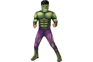 Rubie's Official Marvel Avengers Hulk Deluxe Child Costume, Kids Superhero Fancy Dress