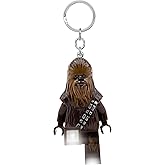 IQ Lego Star Wars Schl&uuml;sselanh&auml;nger mit LED-Taschenlampe Spielzeuggeschenke f&uuml;r Kinder - 76 mm gro&szlig;e Figur - 2 CR2025 Batteri