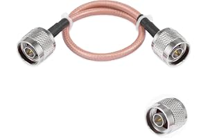 Vecys N till N Hane Jumper N Hane Till Hane Lågförlust Koaxialkabel RG400 12"/30CM för 3G Antenn Skinka Radio GPS W