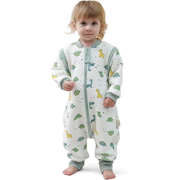 TupTam Baby Slaapzak met Benen Voeten voor Meisjes Jongens Winterslaapzak Afneembare Mouwen, hert, 104-110