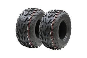 Parnells Deux (Paire) 16x8.00-7 pneus Quad, 16 x 8-7 ATV E marqués Route légale Pneu 7 Pouces