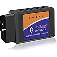 obd2 bluetooth adapter, obd2 elm327 bluetooth, elm327 bluetooth Scanner Code Reader Reset for Android Windows, Auto Car Diagnostic Scan Tool for IOS Android Auto Scan Repair Tools