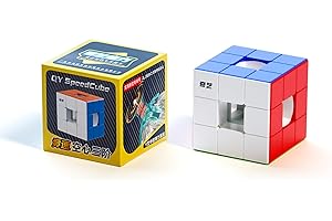BUCAXIT QY Void Cubo Magico Versione Racing Cubo Senza Centro 3x3 Stickerless Speed Cube Giocattolo Rompicapo 3D Per Appassionati di Cubi (Racing Version)