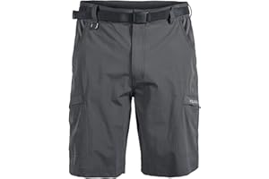 MR.STREAM Mr. Stream - Bermuda estivi da uomo, pantaloncini corti da palestra, pantaloncini sportivi corti, ad asciugatura rapida, grigio., XXL