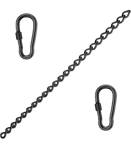 10 Chaînes Suspendues Avec Crochets - Métal, Réglables, Pour Plantes, Mangeoires, Déco