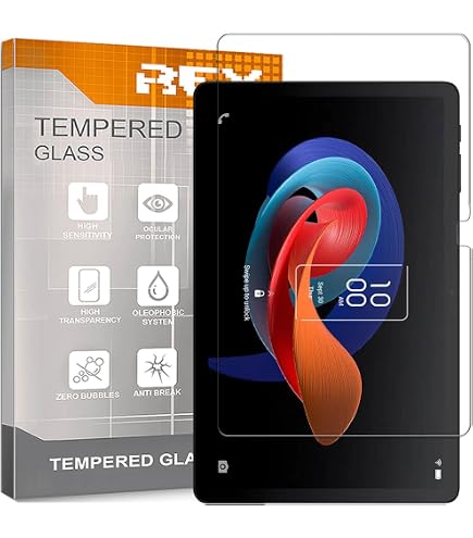 atFoliX Pellicola Vetro per TCL Tab 10L Gen 2 9H Armatura di