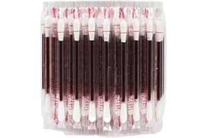 Healifty 100 Pieces Disposable Iodine Cotton Swabs, Iodine for Wounds Cotton Swabs, Portable Individually Wrapped Medical Cotton Buds for Nasal Ears Bruise, Emergency Wound Care