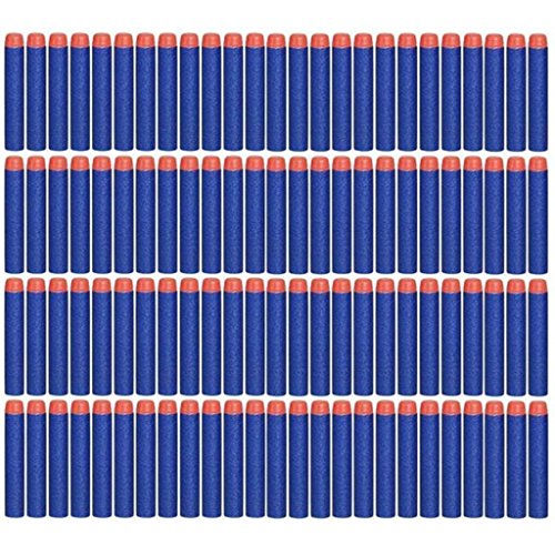 Nicebuty - Cartucce di ricarica per la serie di pistole giocattolo Nerf Elite, 100 pz, di gommapiuma
