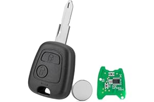 VAILIKEY 433MHZ Car Key Fob with ID46 Chip NE73 Blade for Peugeot 206 207 307 106 107 306 406 407 & Citroen C3 C4 C5 C1 C2 C6 C8 Xsara Berlingo Car Remote Control
