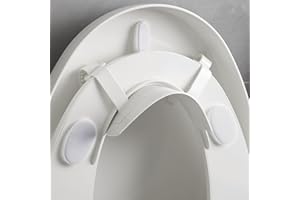 STORCHENBECK Toiletten-Spritzschutz mit Deckelheber – Großer Urinschutz für Kinder & Erwachsene – Größe 29,5 × 21 cm – Mit Silikonpolstern für mehr Komfort (1er-Pack)