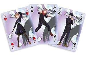 Crunchyroll - Jujutsu Kaisen - 52 Spielkarten - Poker, Kartenspiel, Deck, Playing Cards - original & lizensiert