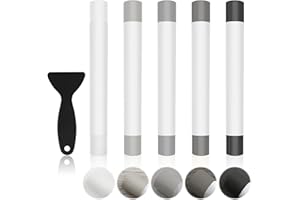 JCSJK 5Pcs Cire pour RéParation de Bois, Kit Reparation Parquet Stratifié, Gris Crayons de Cire de RéParation pour RéParer Les Rayures Et Les Taches Sur Le Bois, Remplir Les Sols