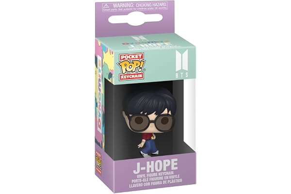 Funko Pop! Keychain: BTS - Dynamite - J-Hope - Mini-Figurine en Vinyle à Collectionner Porte-clés Fantaisie - Cadeau de Noël - Idée de Cadeau - Produits Officiels - Music Fans - Mini-Figurine