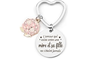 BOMEON Cadeau Maman, Porte Clef Maman, Cadeau Fete Des Meres, Cadeau Anniversaire Maman, Cadeau Pour Maman, Idee Cadeau Maman, Cadeau Future Maman, Cadeau Personnalisé Maman, Cadeau Maman Noel