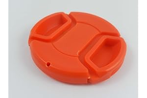 vhbw obiektyw pokrywka 52 mm uchwyt wewnętrzny Snap On czerwony pasuje do aparatu Canon, Casio, Fuji, Fujifilm, JVC, Kodak, Leica, Minolta, Nikon, Olympus.