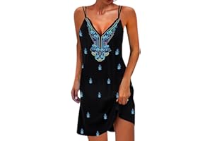 NNGOTD Femme Robe Medievale Longue Pas Cher Midi Chic Mi Longue Robe D'été Décontracté Midi Robes Manche Courte Lâche Impression Sexy Dress Mi-Longue Genoux Jupe Ceinture Large Femme pour Robe