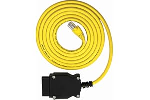 Goliton Câble Compatible Connect pour ODB2 Ethernet ENET Rj45 OBD Câble d’Interface Codage Série F