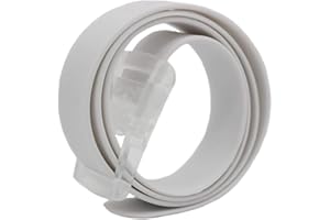 MESHIKAIER 45 * 1.4 Pouces Bonbon Couleur Fashion Ceinture Unisexe en Silicone avec Boucle Plastique