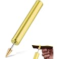 Penna Per Tintura Bordi Pelle A Rullo - Applicatore A Olio Con Testina In Ottone E Manico In Lega - 3