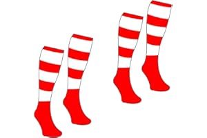 PROSTYLE SPORTS MEN'S 2 PAIRS PACK TRAINING CONTRAST HOOP CLUB FOOTBALL SOCKS RUGBY HOCKEY SOCCER MENS WOMENS KIDS