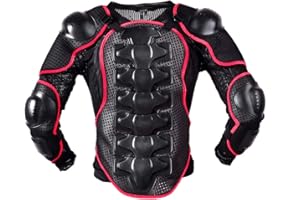 IFIKK Veste Armure Moto Blouson Motard Gilet Sport Veste avec Protection Armure Moto Blouson Motard Gilet Protection Dorsale Équipement de Moto Cross Scooter VTT Homme ou Femme