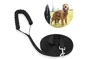 EYELEAF Longe pour Chien - Longe Chien 5m 10m 15m 20m 30m Laisse pour Chien, Laisse de Dressage avec Poignée pour Chiens de Petites à Grandes Taille