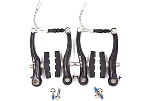 CYSKY Juego Completo de Frenos V Brake para Bicicletas, Freno Delantero y Trasero MTB, Cables de Freno Interno y Externo y Kit de Palanca de Freno para Bicicletas de Montaña Bicicletas de Carretera