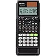 DUPOTA OA-991EX PLUS Scientific Calculator 552 Functions Support Fraction and Decimal Point Conversion 2-Line Written Display Solar Battery - Ideal for Middle High School Students and Teachers Black