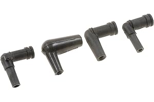 Dorman 47431 Soft Elbow Vacuum Tubing Connector Assortment, 4 Piece Universal Fit, Black