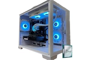 EMCA4 Computer Gaming PC Assemblato i7 13700f - RTX 4060 TI 16GB - SSD M.2 1TB nvme - Ram 32GB DDR5 6000Mhz - B760 - ARGB - Dissipatore a Liquido 360mm - Windows 11