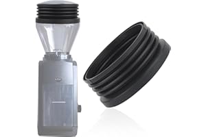 PEUTIER 13,5cm Soffietto in Silicone per Baratza Encore (ESP) / Virtuosa+ Tramogge Monodose, Silicone Bellow Pompa per Macinacaffè (Escluso Contenitore Grani e Coperchio)