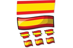 VINILOSBICI Pegatinas en Vinilo Adhesivo Bandera España