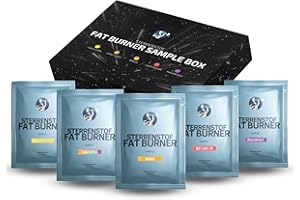 ‎STERRENSTOF Sterrenstof Fat Burner – Box mit 5 Geschmacksrichtungen: Mango, Passionsfrucht, Wassermelone, Funkige Zitrusfrüchte und Frische Zitrone – Fettverbrenner Appetitzügler