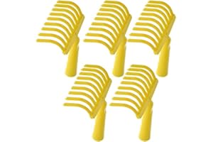 CRISCUOLO BRICO STORE Rastrello Raccolta Olive 9 Denti , Rastrello per olive dimensioni 14 X 20 cm , Rastrello con Foro Conico 27 mm per Inserimento staffa (5)