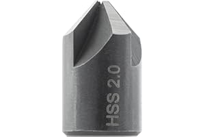 ENT EUROPEAN NORM TOOLS ENT 50502 Svasatore a pressione HSS, diametro (d) 2 mm, D 12 mm, E 90°, GL 25 mm, destra