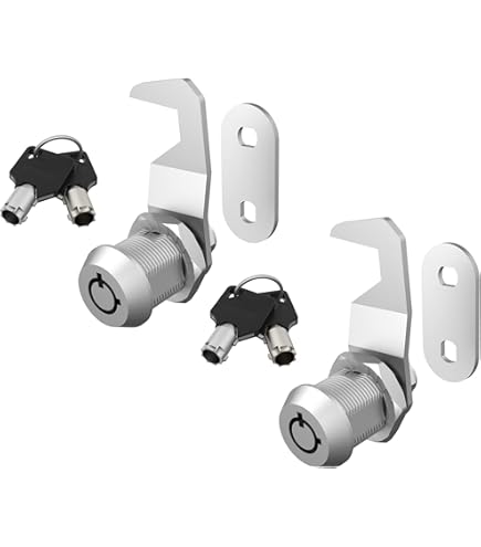 Cam Lock Schrankschlösser 5er Set - Gleichschließend Für Wohnmobil & Werkzeugkasten