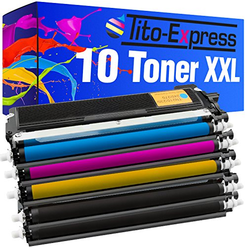 Tito-Express Platinum Serie 10 Cartuchos de tóner XXL compatibles con Brother TN-230 HL-3040N HL-3040CN HL-3045 CN HL-3070CN HL-3070CW HL-3075 CW MFC-9120CN MFC-9320CW DCP-9010CN
