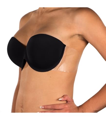 Wingslove Self-Adhesive Silicone Bra  Strapless, Backless & Reusable For Backless  Dresses (Push Up, Invisible)