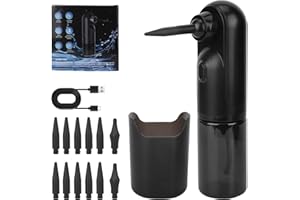 UNISOPH Elektrische Ohrenschmalz Entferner, Ohrenreiniger Set mit 4 Waschmodi, IPX7 Wasserdicht Ohrendusche, Wiederaufladbar Ohrreiniger für Erwachsene Kinder mit Becken,12 Düsen