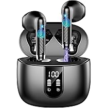 Cuffie Bluetooth 5.4 Con 56 Ore Di Autonomia, 4 ENC Mic, Audio 6D Stereo, IP7 Impermeabili – Auricolari Wireless 2026 Per IOS/Android