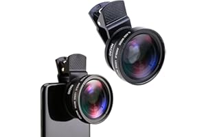 BANJIABB 2 in 1 Handy Objektiv,0.45X Weitwinkelobjektiv und 15X Makroobjektiv,Handy Objektiv,Makro Objektiv Handy,Objektiv Für Handy,Handy Kamera Objektiv,für iPhone Android Meisten Handys und Tablets