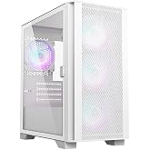 Montech AIR 100 ARGB Micro-ATX Tower, D&ouml;rt ARGB Fanlı &Ouml;nceden Kurulmuş, Ultra Minimalist Tasarım, İnce Mesh &Ouml;n Panel, Y&uuml;ksek 